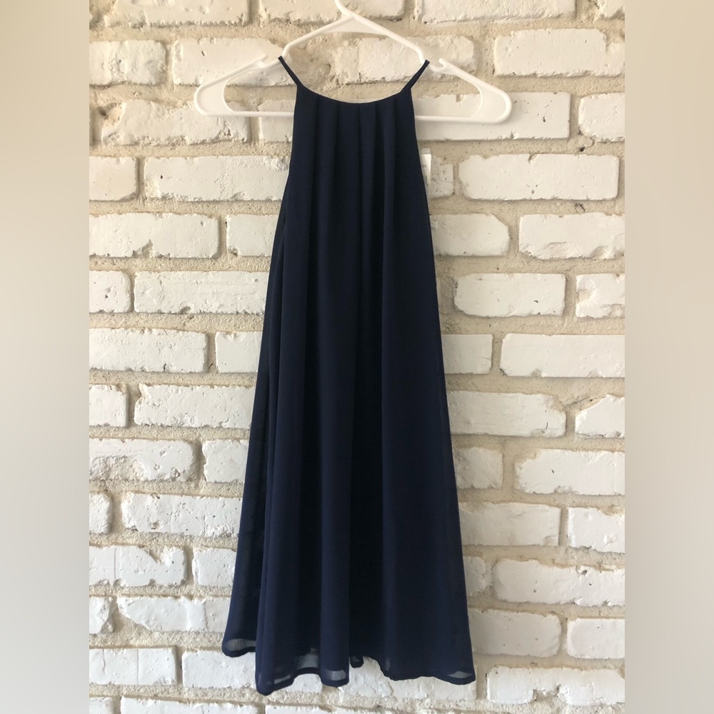 Mini dark navy dress